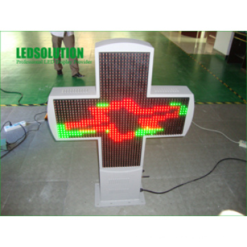 Tri-Color Cross LED-Anzeige (LS-PC-P16-48x48-RG)